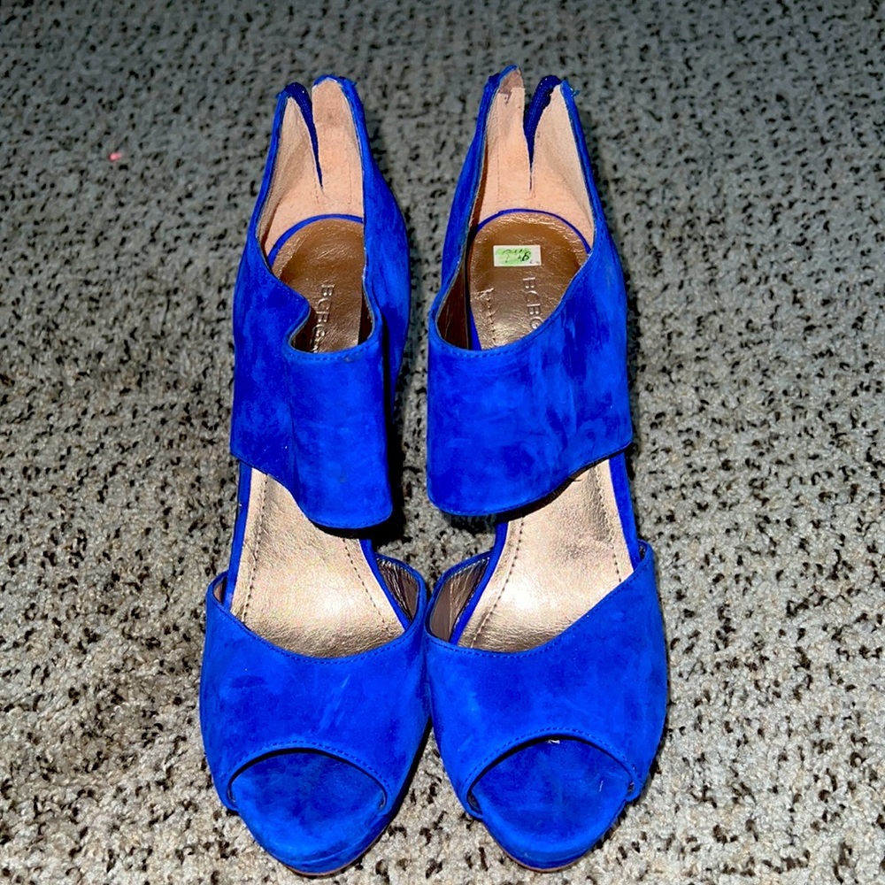 Blue BCBG heels